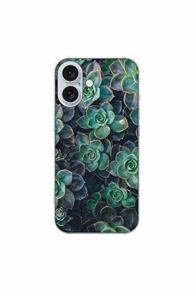 OEM Case compatible with Apple iPhone 16 Silicone Gel Tpu Rock Flowers Pattern