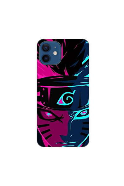 OEM Husa compatibila cu Apple iPhone 12 Silicon Gel Tpu Model Naruto Purple S...