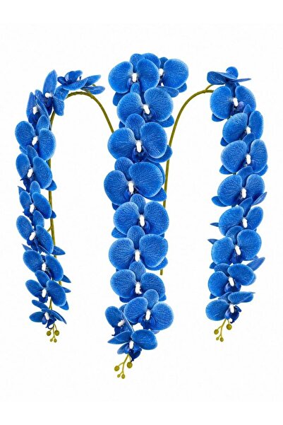 OEM Orhidee artificiala 21 flori 38 Bleu