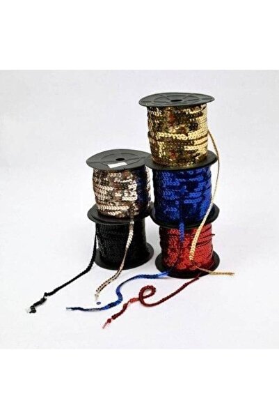 OEM Plastic Sequins On Roll 0.5cm/95m Red