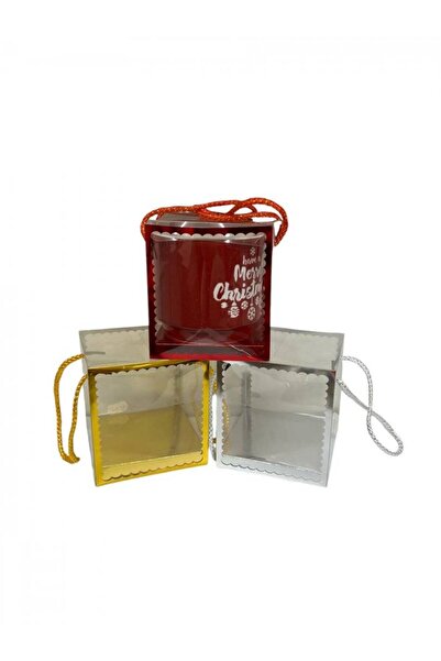 OEM Cutie Acetofan Cu Manere 10x10x10,8cm 50/set Auriu