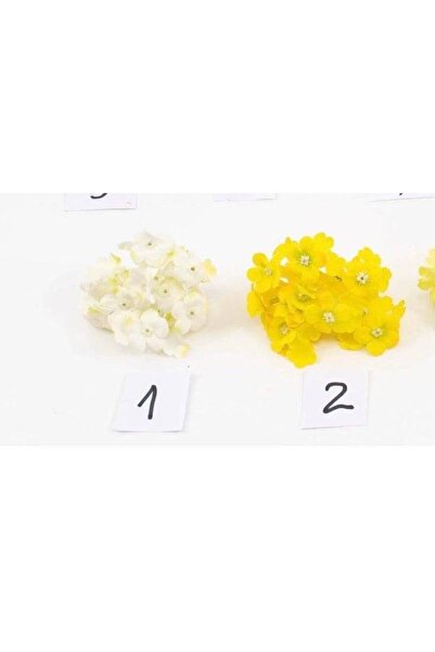 OEM Flori Artificiale Capete Hortensii Marunte 30/set Galben