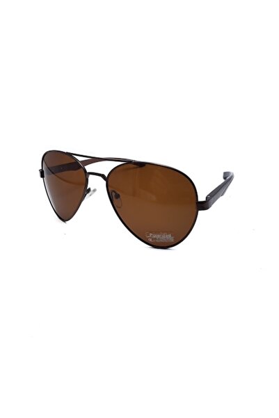 Tia Accesorii Polarized Sunglasses, For Drivers, aluminum arm, brown, P1045C2