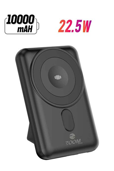 Zoom Plus ZPW102 بنك طاقة لاسلكي مغناطيسي Mag-Safe بسعة 10000 مللي أمبير، شحن...