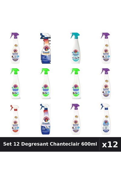 Chanteclair Set 12 Degresant Universal 600ml - Anti-Miros, Bicarbonat, Extra ...