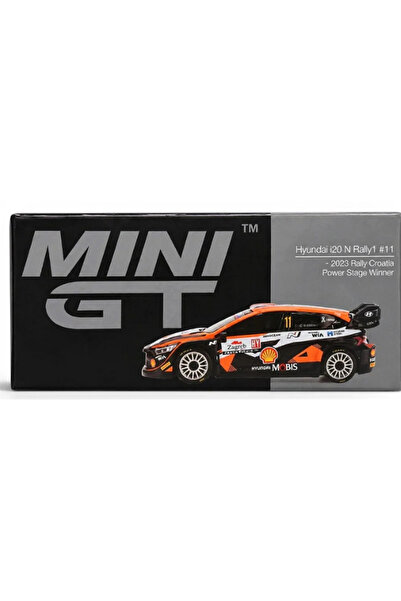 Kaia Life Mini GT 1/64 Hyundai i20 N Rally1 Power Stage Winner - MGT0972-L