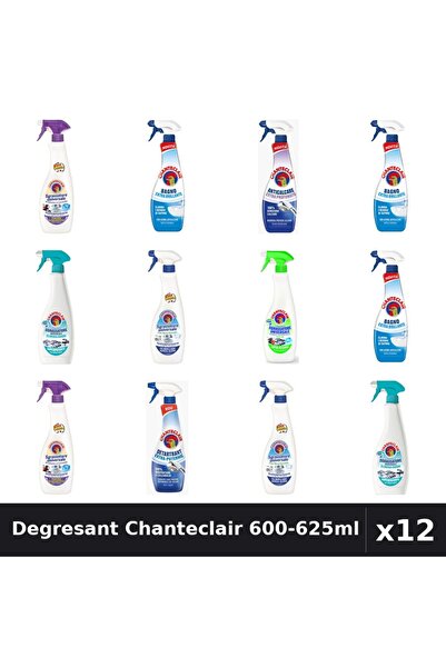 Chanteclair Set 12 Degresant Universal 600-625ml - Mosc, Lămâie, Bicarbonat