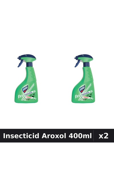 Aroxol Set 2 Spray Insecticid 400ml - Anti Gandaci, Tantari, Muste - Protectie