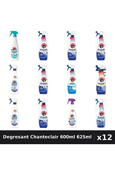 Chanteclair Set 12 Degresant Universal 600ml-625ml - Anti-Miros, Bicarbonat, ...