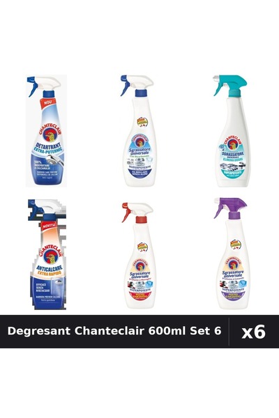 Chanteclair Set 6 Degresant Universal 600-625ml - Bicarbonat, Lavanda, Marsil...