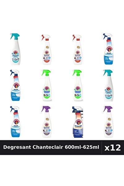 Chanteclair Set 12 Degresant Universal 600ml-625ml - 7 Arome, Anticalcar, Cur...