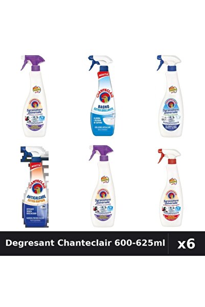 Chanteclair Set 6 Degresant Universal 600-625ml - Lavanda, Bicarbonat, Marsil...