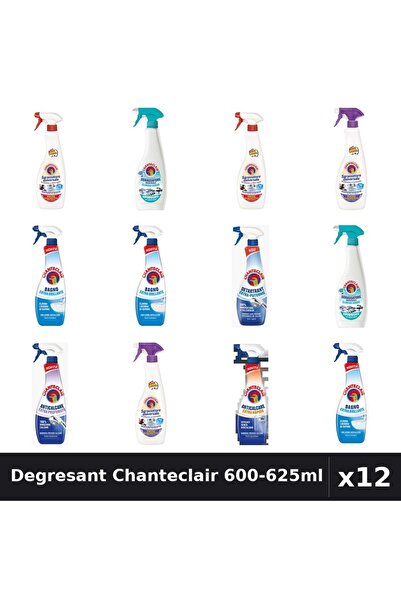 Chanteclair Set 12 Degresant Universal 600-625ml - Marsilia, Lavanda, Anti-Miros