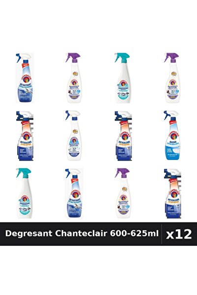 Chanteclair Set 12 Degresant Universal 600-625ml - Lavanda, Anti-Miros, Mosc,...