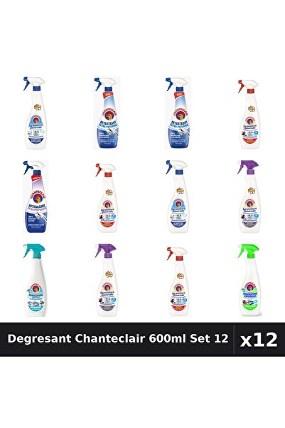 Chanteclair Set 12 Degresant Universal 600-625ml - 8 Arome, Bicarbonat, Marsi...