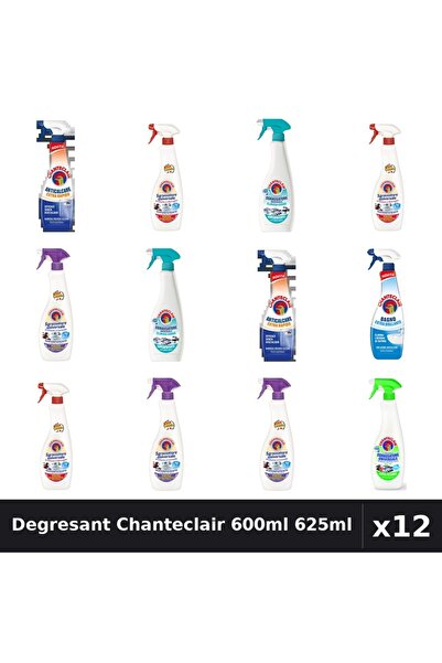 Chanteclair Set 12 Degresant Universal 600ml 625ml - 6 Arome, Anticalcar, Lav...