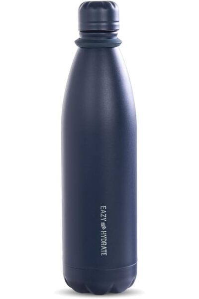 Eazy Kids Steel Water Bottle, 1 Liter Capacity, Blue Color