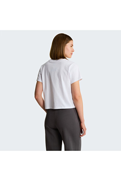 THE NORTH FACE W Essentıal Regular Short Sleeve Cutıe T Kadin Beyaz Tshirt