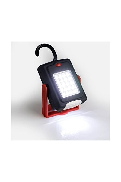 Zet Lanternă LED cu cârlig și magnet 6.5x2x8.5 cm, pentru camping, atelier, a...