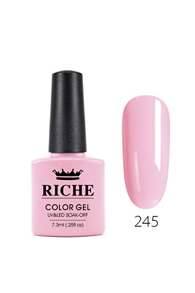 OEM Riche Ojă Semipermanentă 245, Roz, 7.3 ml