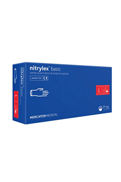 OEM Nitrile Gloves Powder-Free Blue 100/Box L