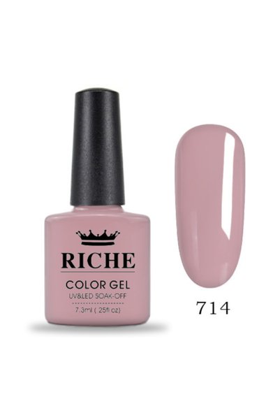 OEM Ojă semipermanentă Riche 714, Nude, 7.3 ml