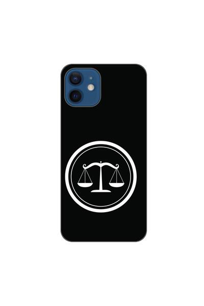 OEM Case compatible with Apple iPhone 12 Silicone Gel Tpu Scales of Justice P...