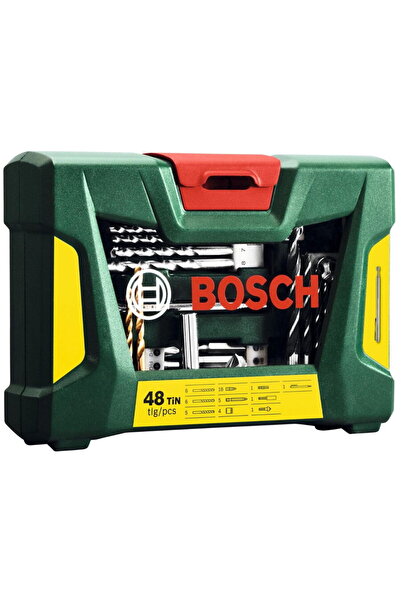 Bosch Screwdriver accessory Top Bottom Set and mixed drill bits, 48 ​​pieces