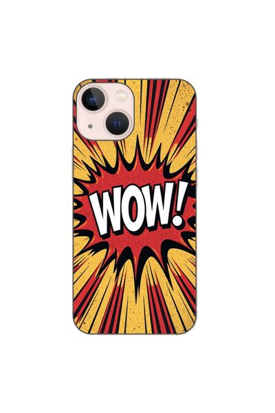 OEM Husa compatibila cu Apple iPhone 13 Mini Silicon Gel Tpu Model Comic Book...