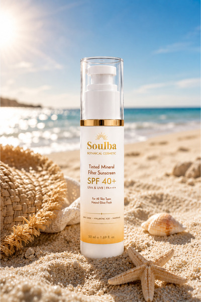 Soulba Botanical Cosmetic واقي من الشمس ملون بفلتر معدني