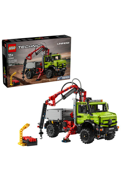 LEGO Μερσεντές-Μπενζ Ούνιμογκ U 5023 με γερανό