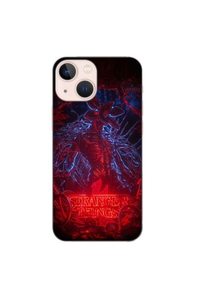 OEM Θήκη συμβατή με Apple iPhone 13 Mini Σιλικόνης Gel TPU με σχέδιο Stranger...