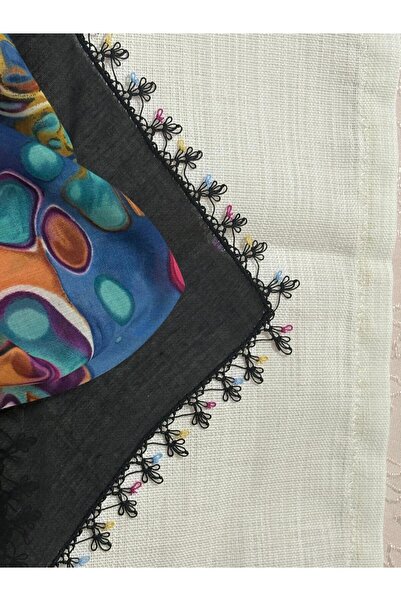 REYYAN Handmade Needlework Dowry Bag Handmade Cheesecloth-Scarf