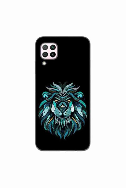 OEM Husa compatibila cu Huawei P40 Lite Silicon Gel Tpu Model Abstract Lion