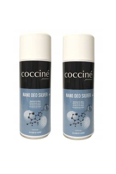 Coccine Set 2 deodorante incaltaminte, Coccine, Cu nanoparticule de argint, 4...