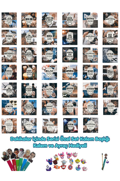 Kronik Kitap Dakikalar İçinde Serisi 41 Kitap Ayraç Kalem Başlığı Kalem Hediy...