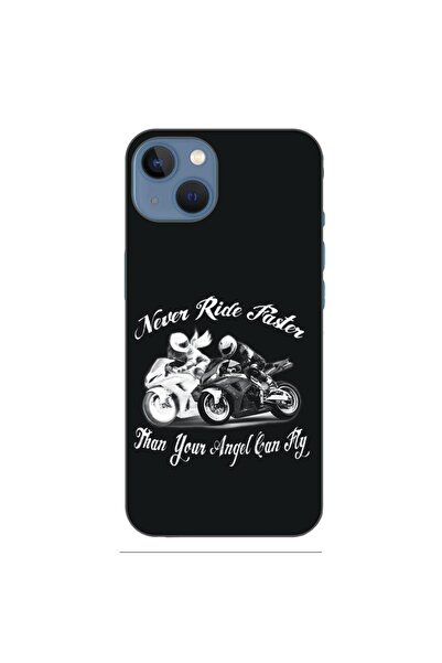 OEM Husa compatibila cu Apple iPhone 13 Silicon Gel Tpu Model Never Ride Faster