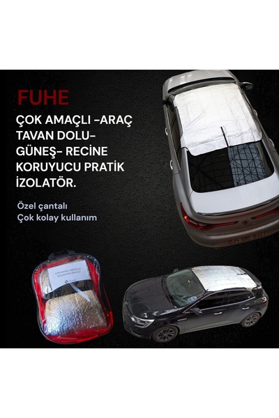 fuhe - ARAÇ TAVAN DOLU GÜNEŞ REÇİNE KORUYUCU ÇOK AMAÇLI PARATİK İZOLATÖR