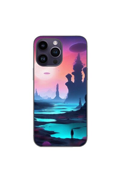 OEM Husa compatibila cu Apple iPhone 14 Pro Max Silicon Gel Tpu Model Mystic ...