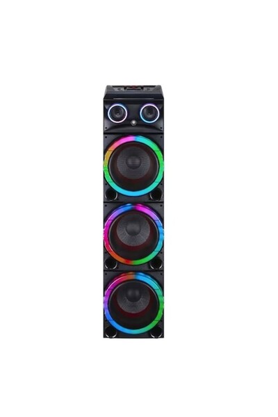 PUKON HS-TD10V3 Wireless Speaker, 3x10" bass and a tweeter, BT/USB/TF/FM/AUX/...