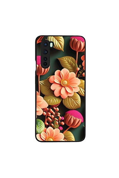 Sonique Θήκη 3D Flower Series για OnePlus Nord Σομόν