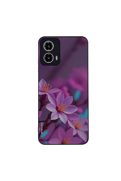 Sonique Θήκη Sunset in Eden Series για Motorola Moto G34 5G Sakura Bloom