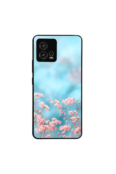 Sonique Θήκη Sunset in Eden Series για Motorola Moto G72 Baby's Breath