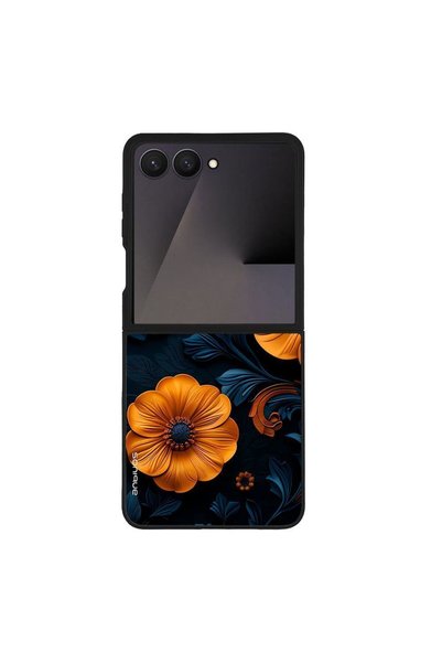 Sonique Θήκη 3D Flower Series για Samsung Galaxy Z Flip 7 Πορτοκαλί 01