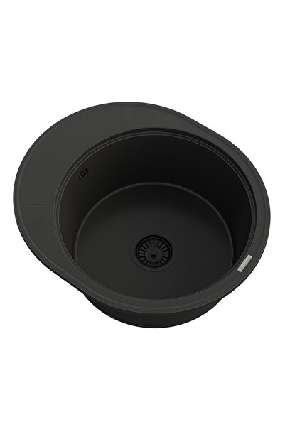 Granitan Chiuveta de bucatarie Granitan, Ramis, rotunda, 580x500mm, granit, n...