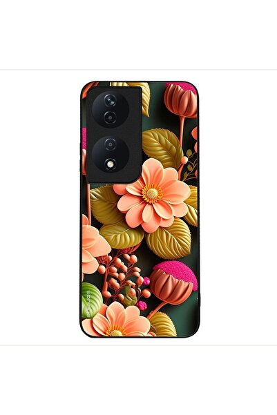 Sonique Θήκη 3D Flower Series για Honor 90 Smart 5G / Honor X7b Σομόν