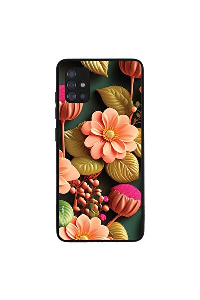 Sonique Θήκη 3D Flower Series για Samsung Galaxy A51 Σομόν