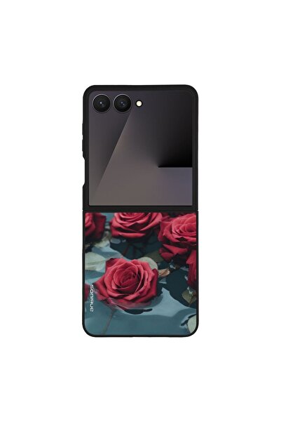 Sonique Θήκη Sunset in Eden Series για Samsung Galaxy Z Flip 7 Midnight Rose