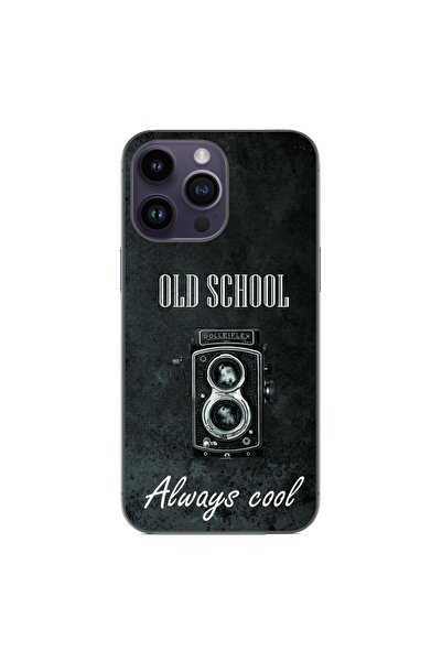OEM Husa compatibila cu Apple iPhone 15 Pro Max Silicon Gel Tpu Model Retro C...