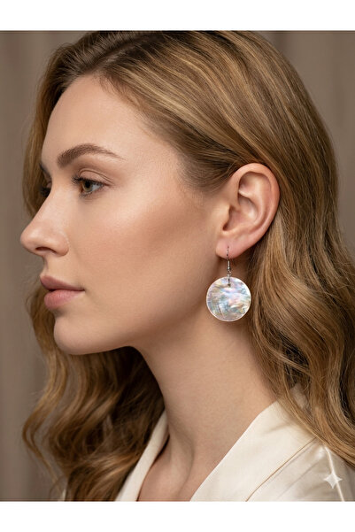 PIETRICELE Earrings Natural Shell and 316 Surgical Stainless Steel